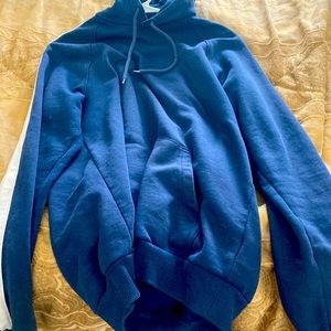 Blank blue hoodie